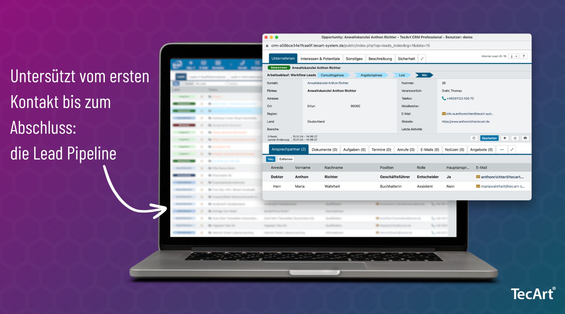 Die TecArt Lead Pipeline
